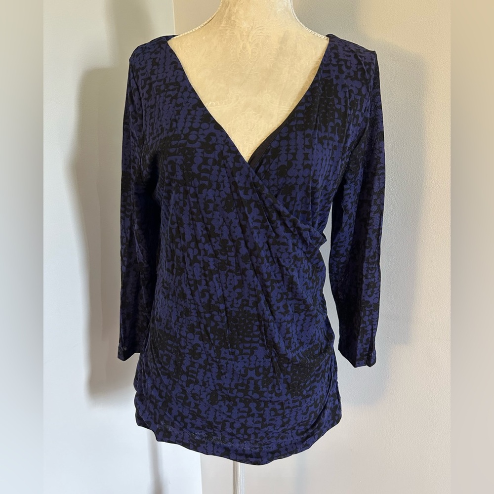 Purple and black dressy top by Unlisted